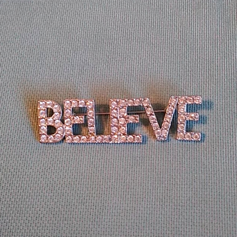 LISTING IS FOR BELIEVE PIN ONLY